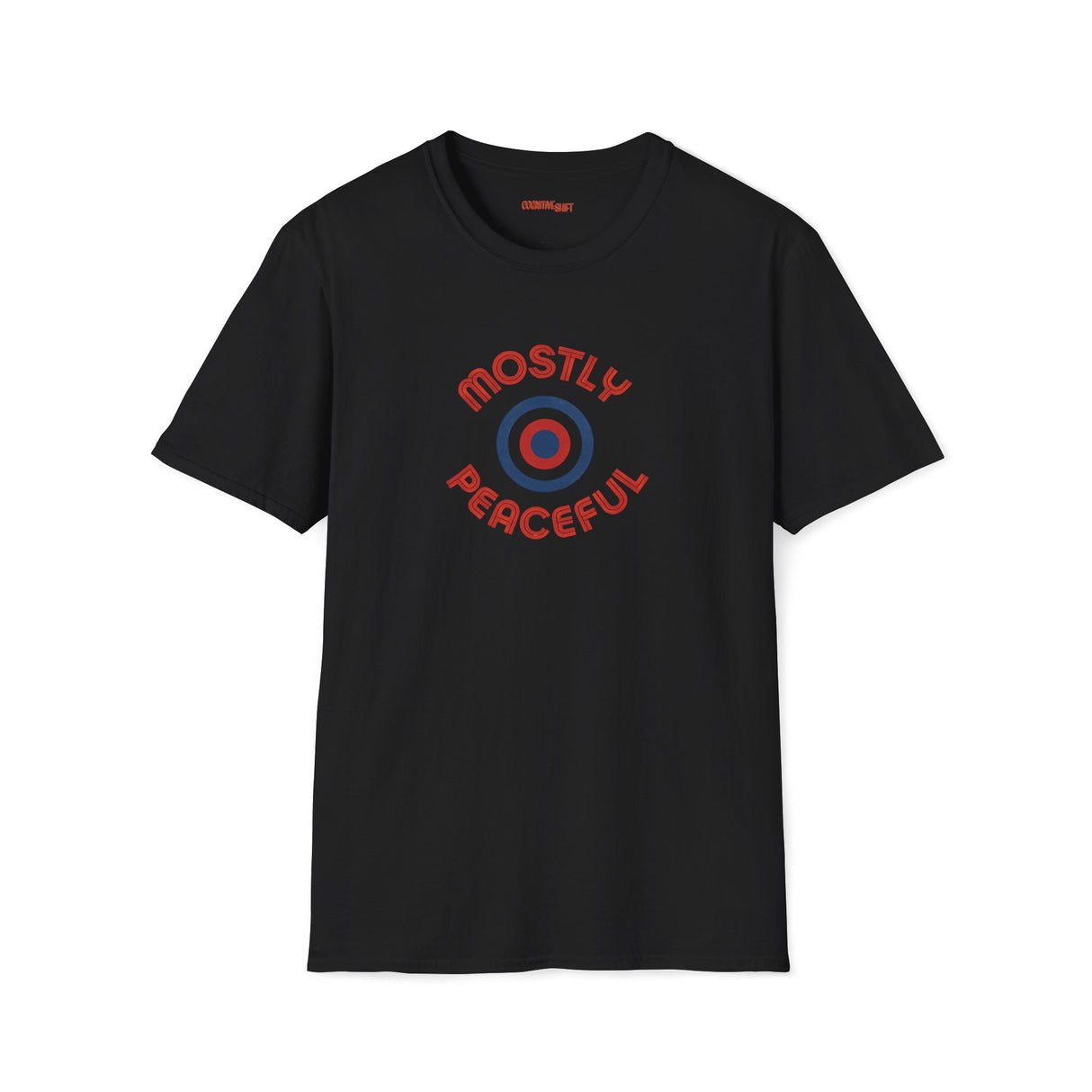Mostly Peaceful Retro Graphic T-Shirt