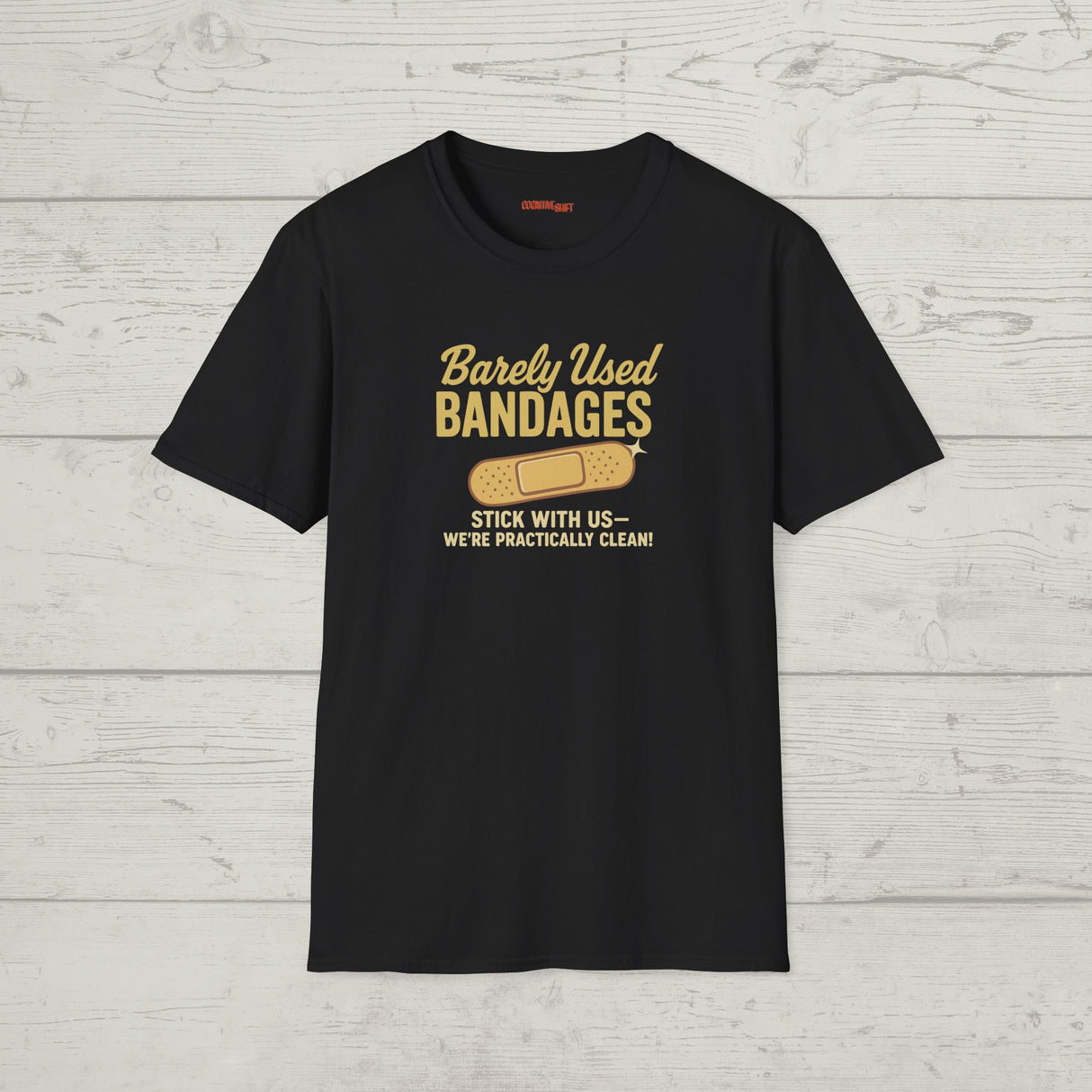Barely Used Bandages Retro T-Shirt