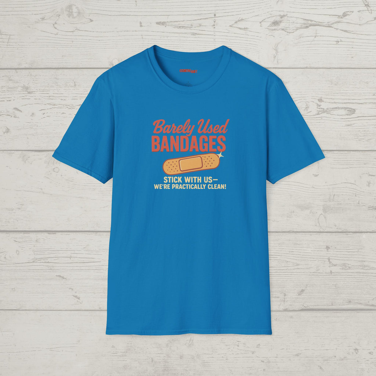 Barely Used Bandages Retro T-Shirt