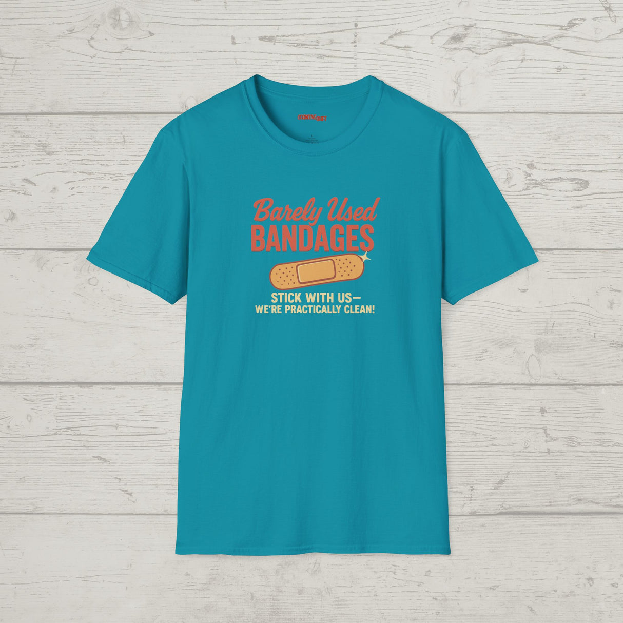 Barely Used Bandages Retro T-Shirt