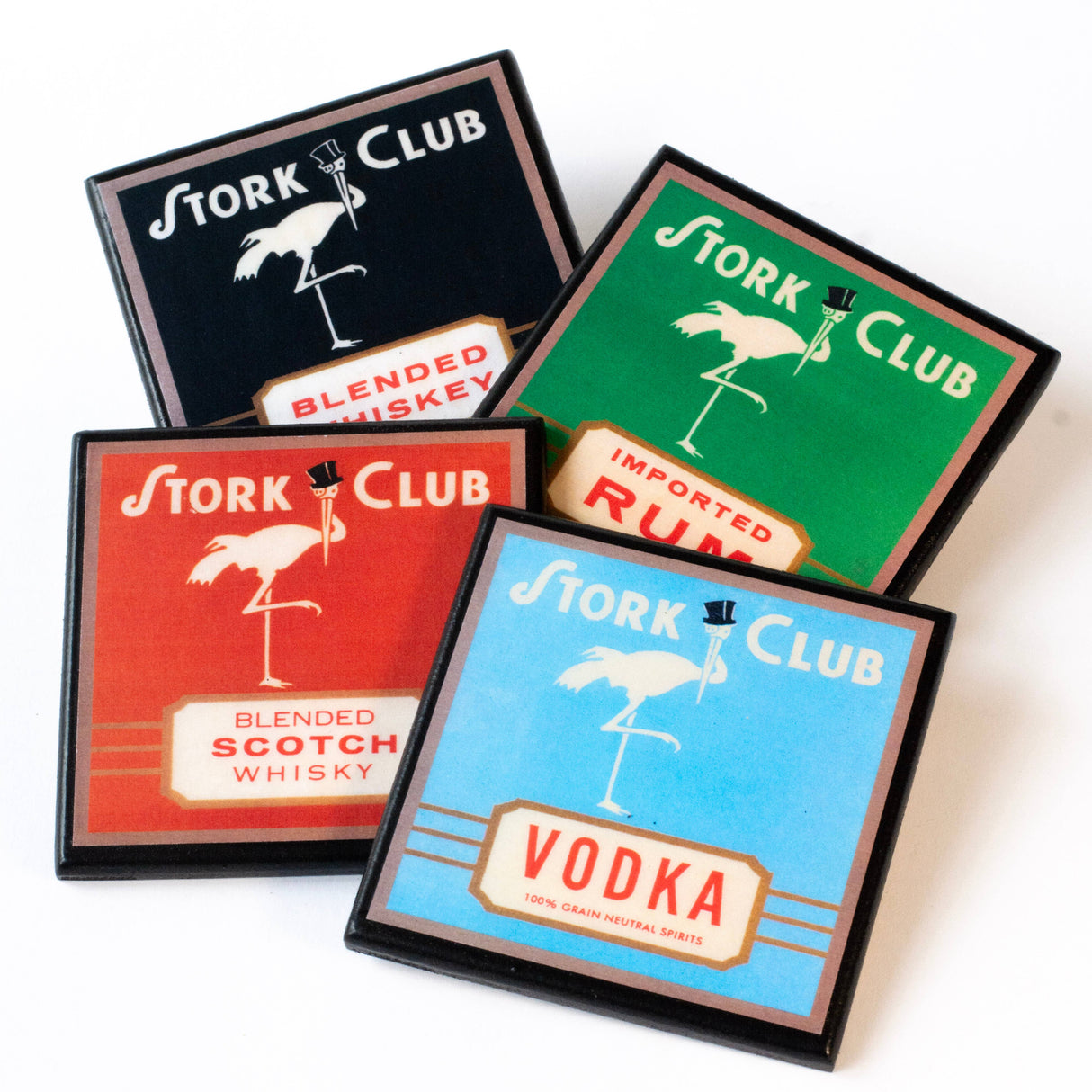 Vintage Stork Club Coaster Set