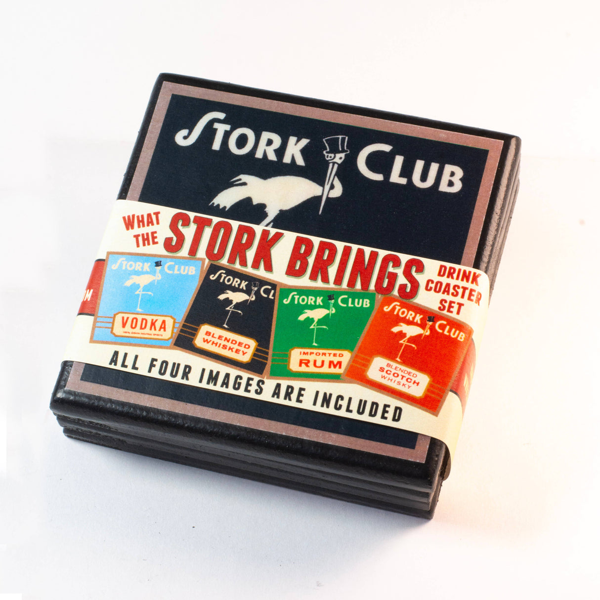 Vintage Stork Club Coaster Set