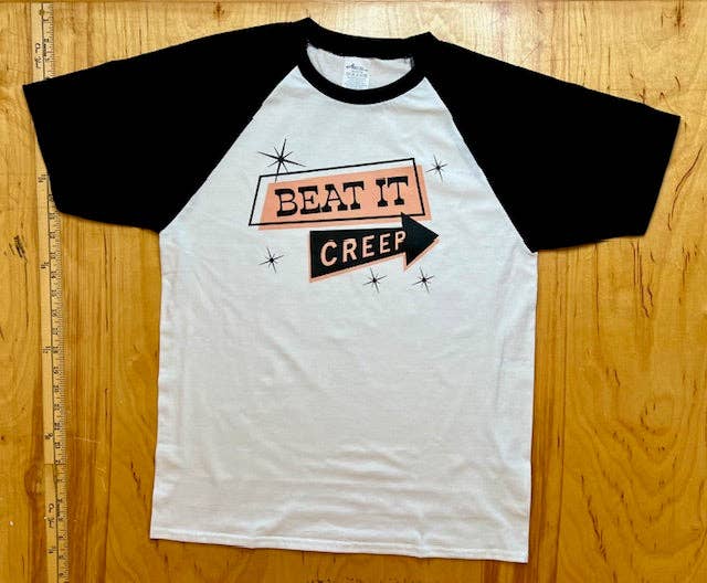 Beat It Creep Raglan Retro T-Shirt