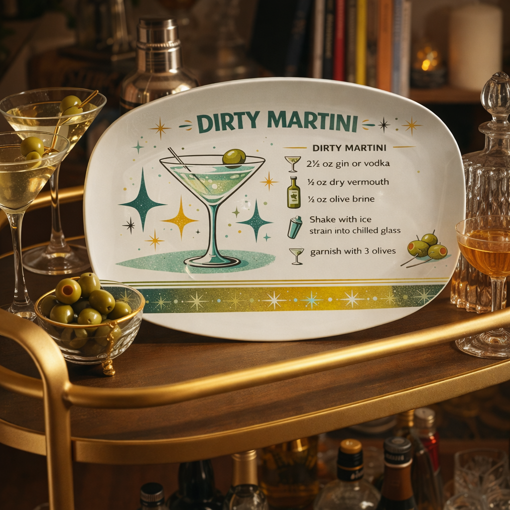 Cocktail Recipe Platters