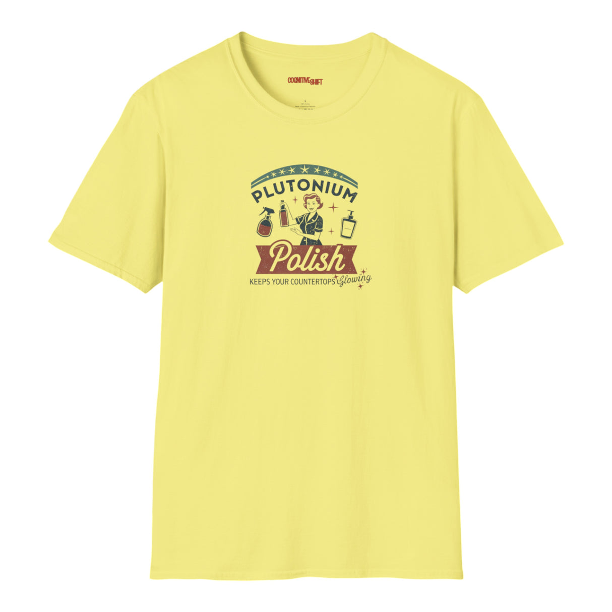 Plutonium Polish Retro Graphic T-Shirt