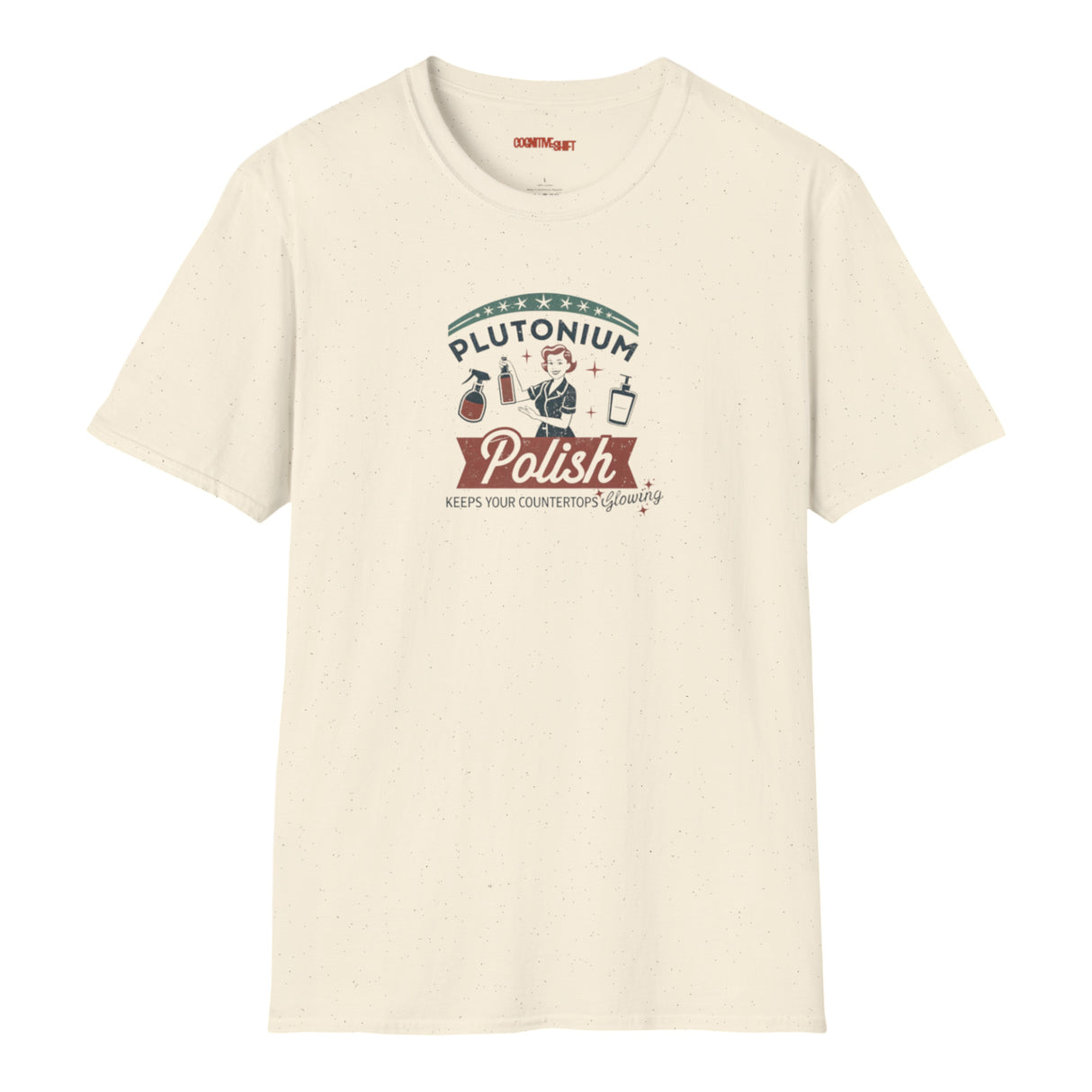 Plutonium Polish Retro Graphic T-Shirt
