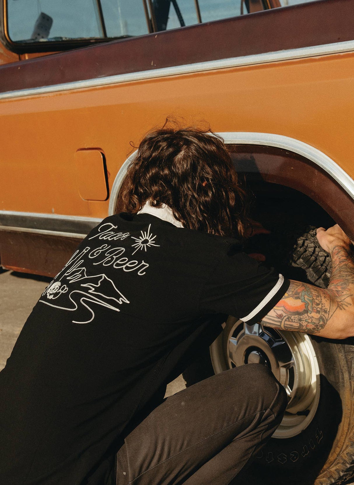 Tacos & Beer Button Down