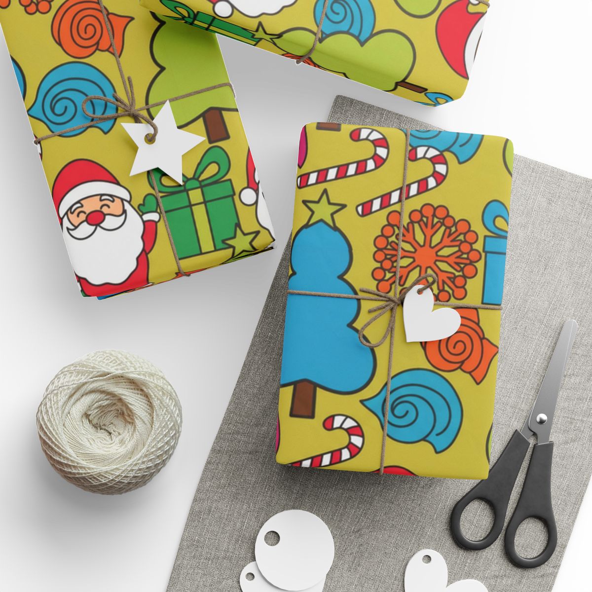 Festive Christmas Wrapping Paper for Holiday Gifts