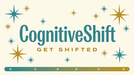 A colorful image of CogntiveShift text stating "Apply Directly to Your Wardrobe"