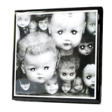 Creepy Doll Coaster Set