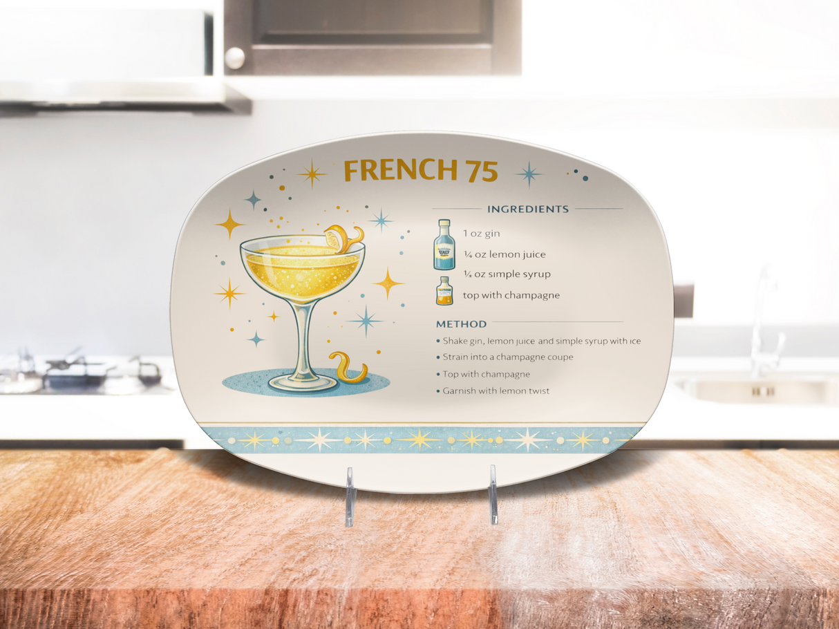 Cocktail Recipe Platters