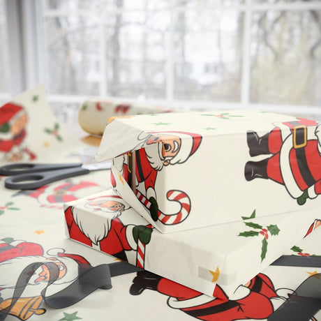 Santa Claus Christmas Wrapping Paper Gift Wrap Product