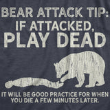 Bear Attack Tip Funny Retro T-Shirt