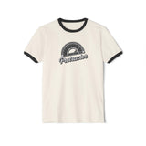 Protractor Design Retro Ringer T-Shirt