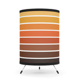 Sunset Stripes - 1970s Retro Tripod Table Lamp