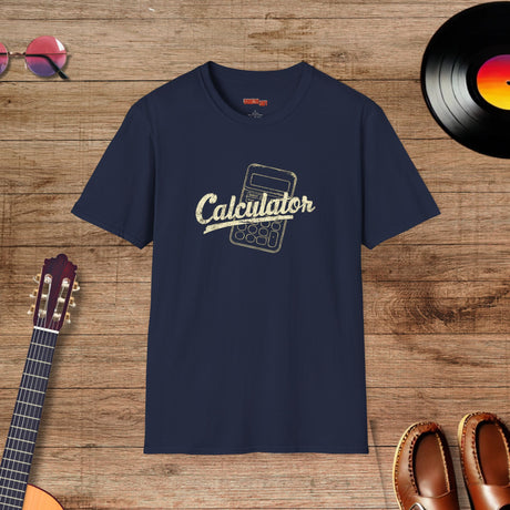 Calculator Wizard - Retro Graphic T-Shirt