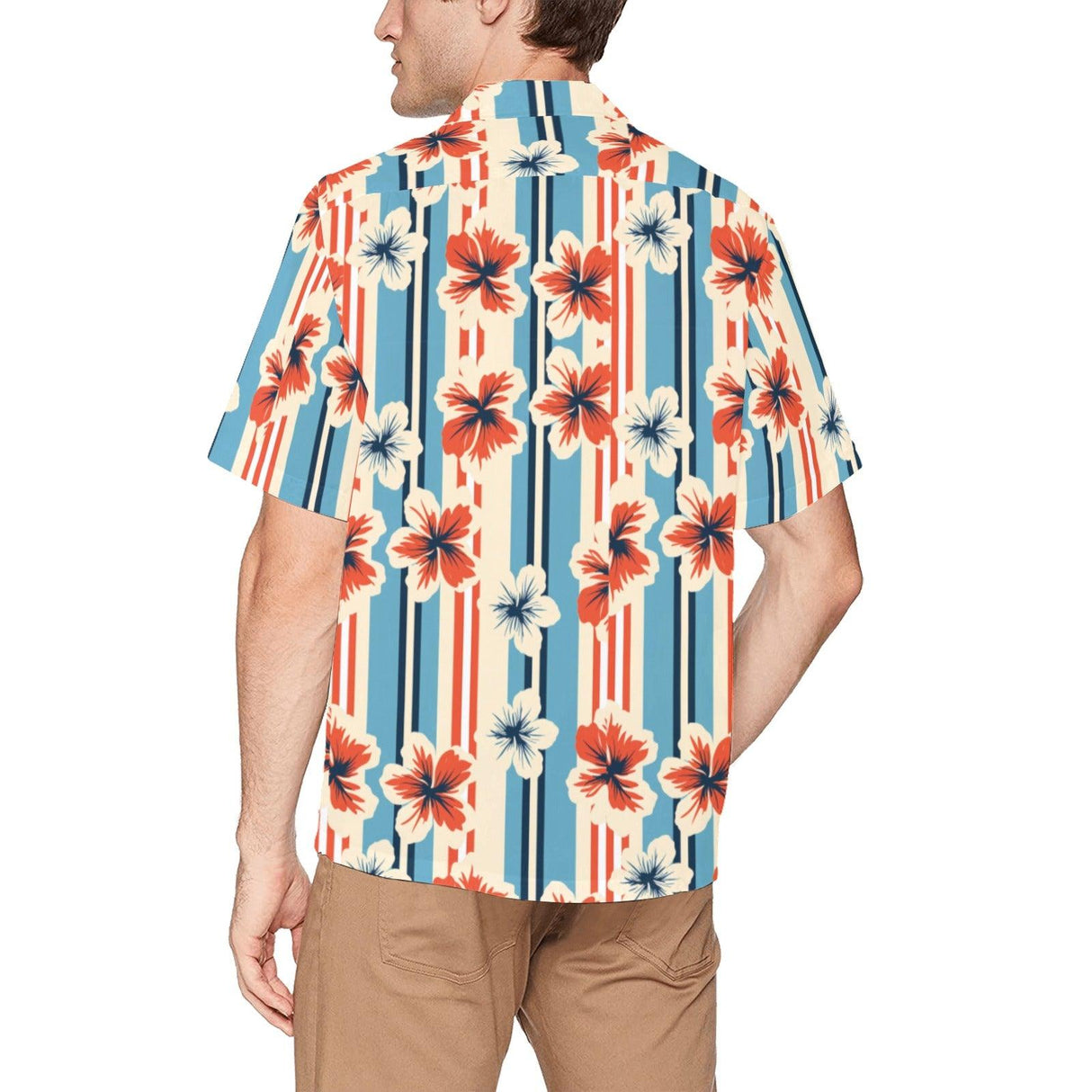 Heaven in Hibiscus - Retro Button Up Shirt