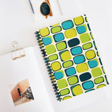 Aqua Pop - Retro Notebook for Big Ideas Spiral Notebook