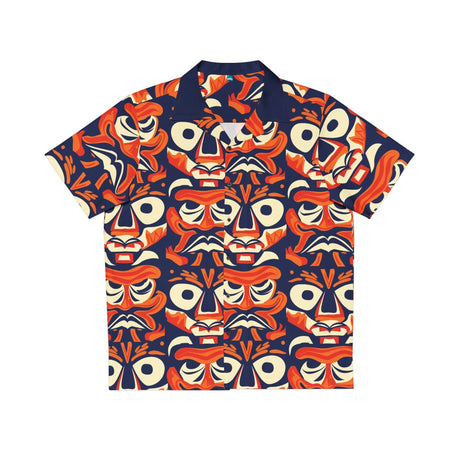 Creepy Tiki - Retro Button Up Shirt