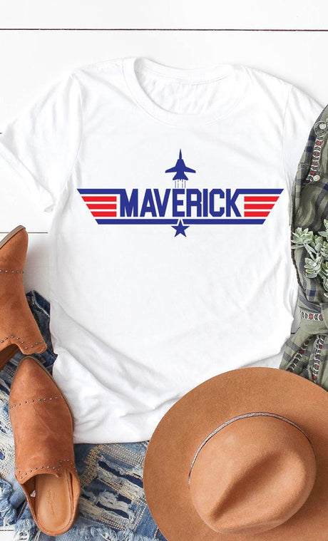 Top Gun Maverick Graphic Mom and Me Tee PLUS