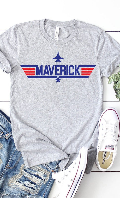 Top Gun Maverick Graphic Mom and Me Tee PLUS