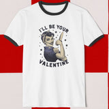 I’ll Be Your Valentine Retro Ringer T-Shirt