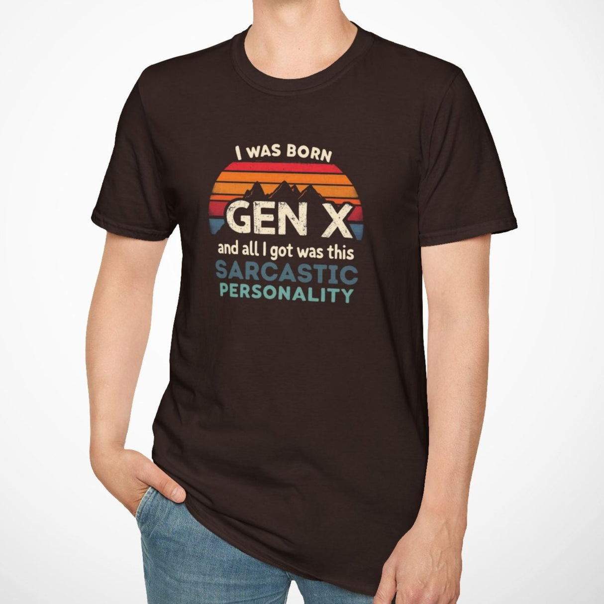 Sunset Gen X Sarcastic Personality T-Shirt