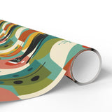 Vibrant Abstract Patterned Roll for Home Decoration
