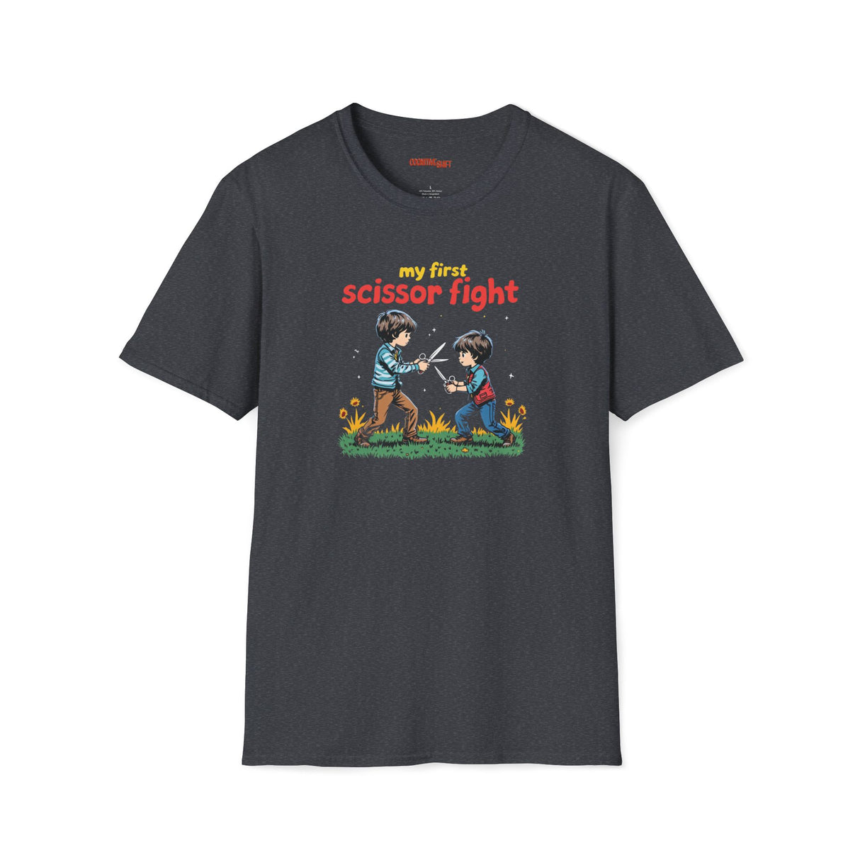 "My First Scissor Fight" Retro T-Shirt ✂️