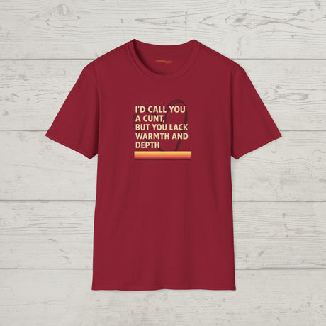 I'd Call You a Cunt Retro Rainbow – V1 (Block Font)