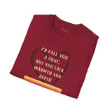 I'd Call You a Cunt Retro Rainbow – V2 (Serif Font)