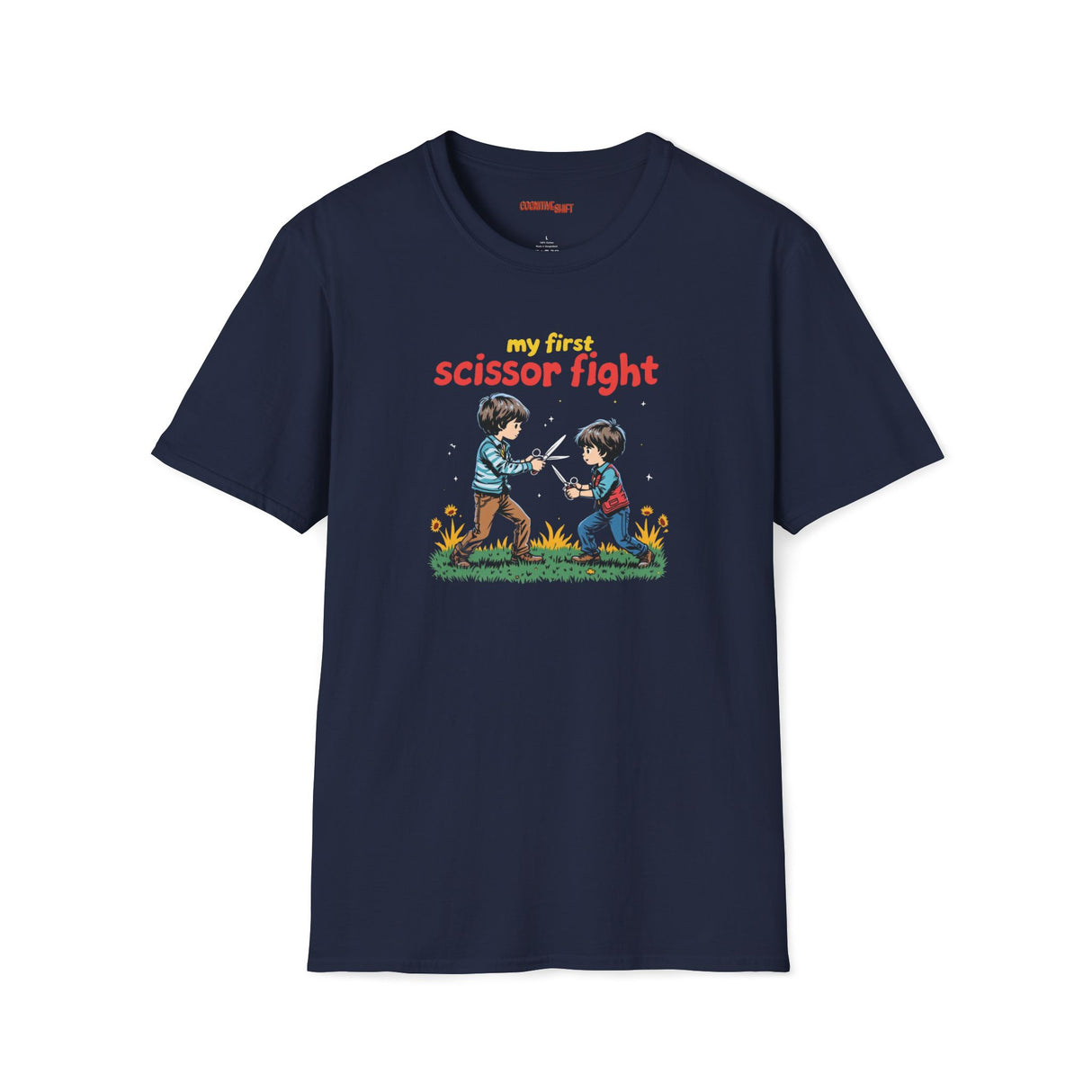 "My First Scissor Fight" Retro T-Shirt ✂️