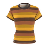 I Raided My Little Bro's Closet in Brown and Yellow - Womens Retro Shirt