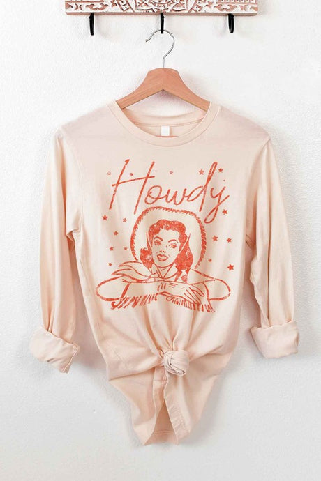 Howdy Cowgirl Long-Sleeve T-Shirt