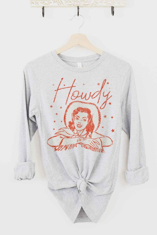 Howdy Cowgirl Long-Sleeve T-Shirt