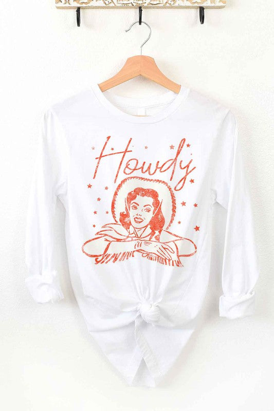 Howdy Cowgirl Long-Sleeve T-Shirt