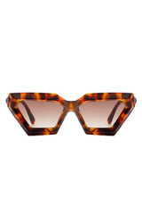 Retro Square Chunky Cat Eye Fashion Sunglasses