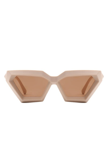 Retro Square Chunky Cat Eye Fashion Sunglasses