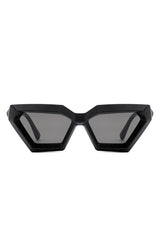 Retro Square Chunky Cat Eye Fashion Sunglasses