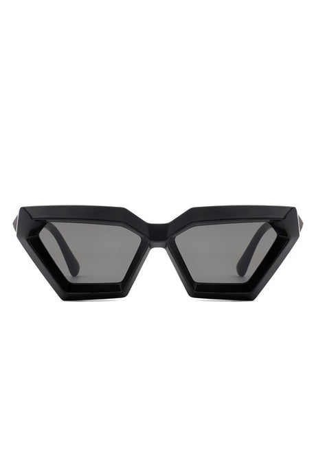 Retro Square Chunky Cat Eye Fashion Sunglasses