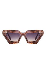 Retro Square Chunky Cat Eye Fashion Sunglasses