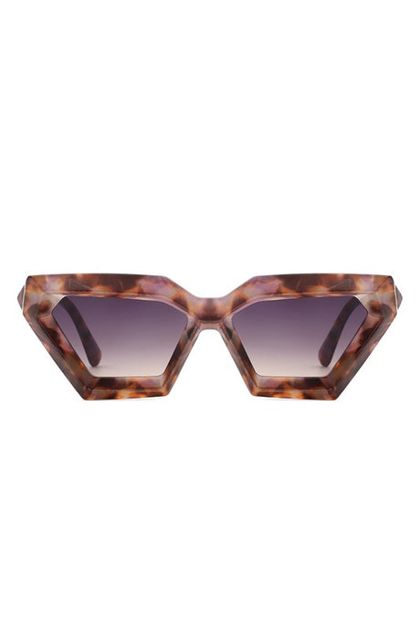 Retro Square Chunky Cat Eye Fashion Sunglasses