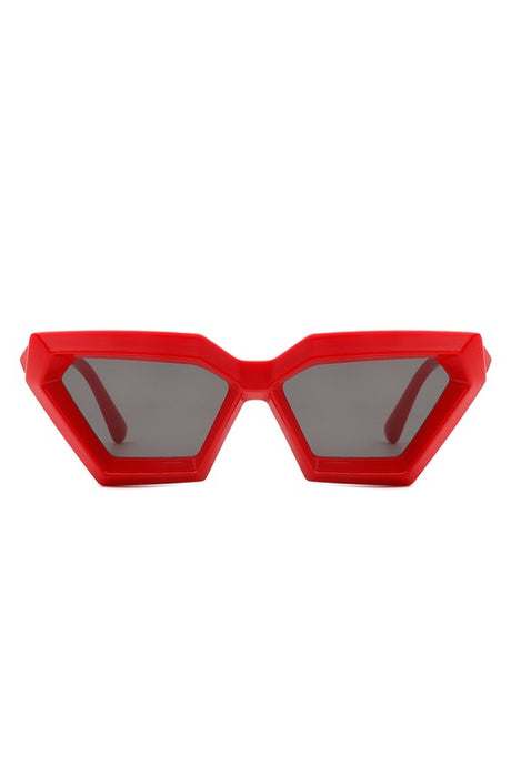 Retro Square Chunky Cat Eye Fashion Sunglasses