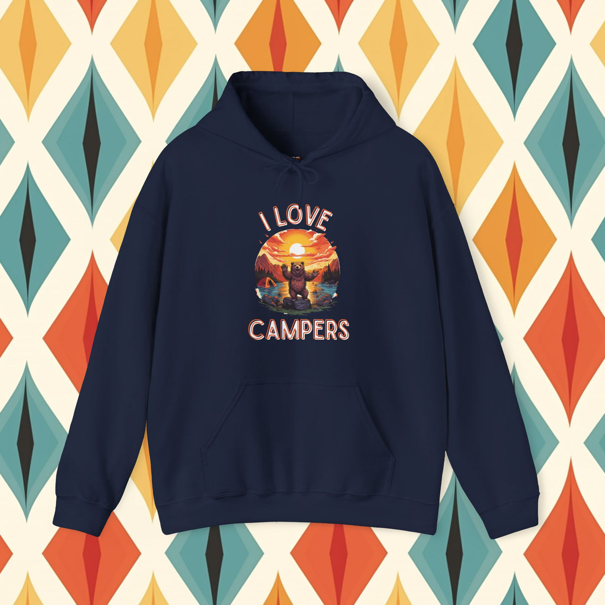 I Love Campers Ultimate Camping Hoodie