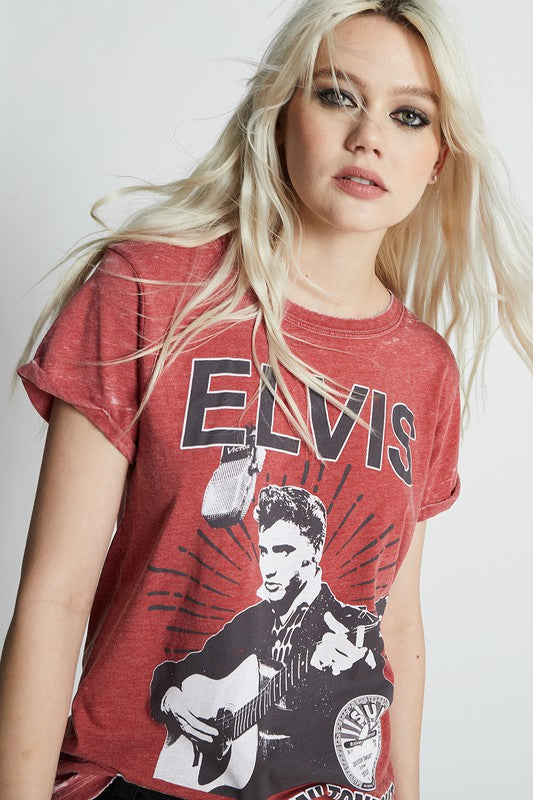 Sun Records X Elvis Burnout T-Shirt