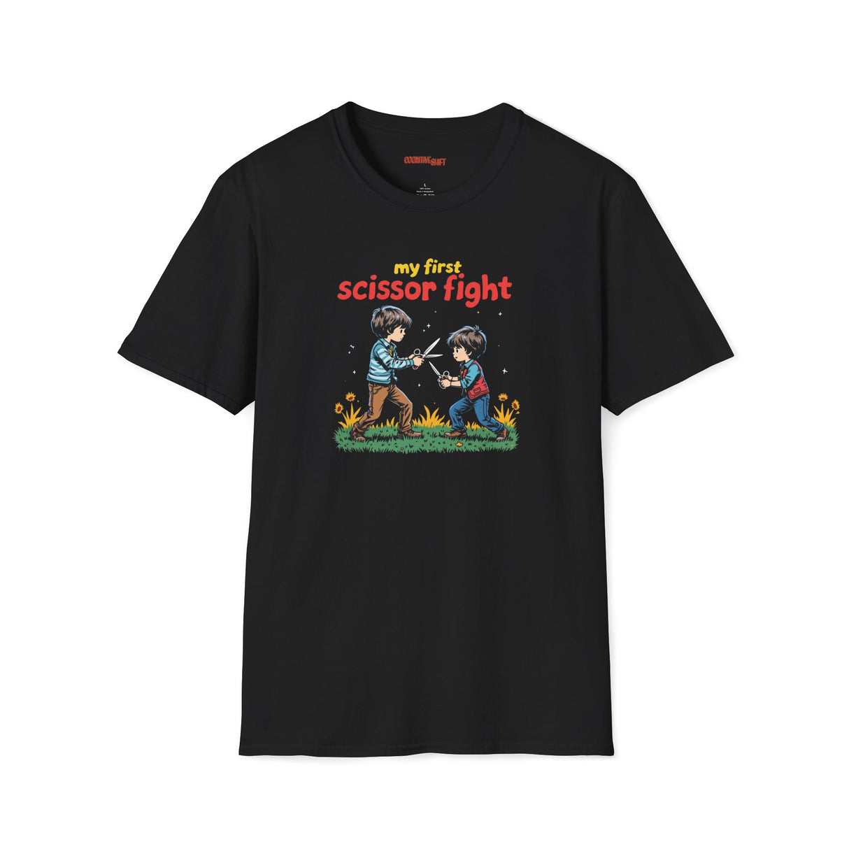 "My First Scissor Fight" Retro T-Shirt ✂️