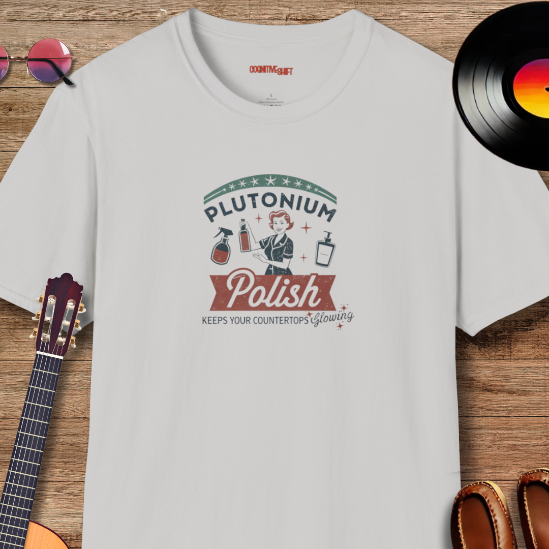 Plutonium Polish Retro Graphic T-Shirt