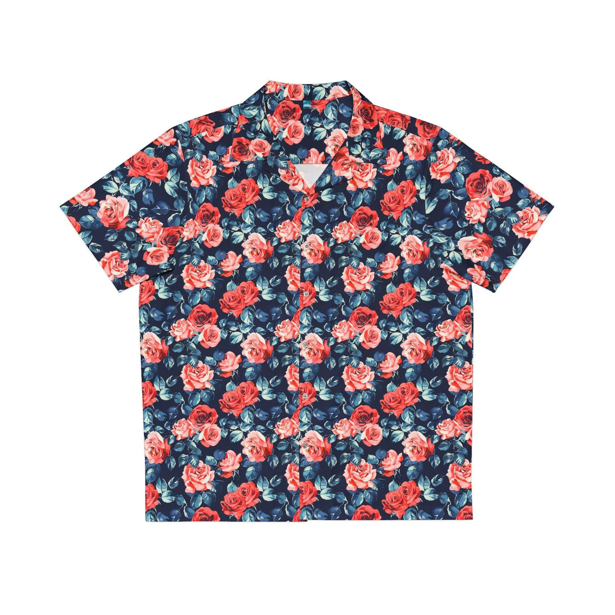 Melted Roses - Retro Button Up Shirt