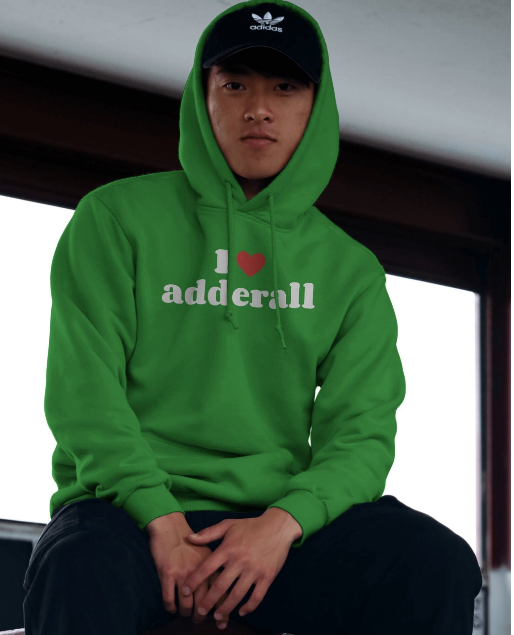 I Heart Adderall Unisex Heavy Blend™ Hooded Sweatshirt