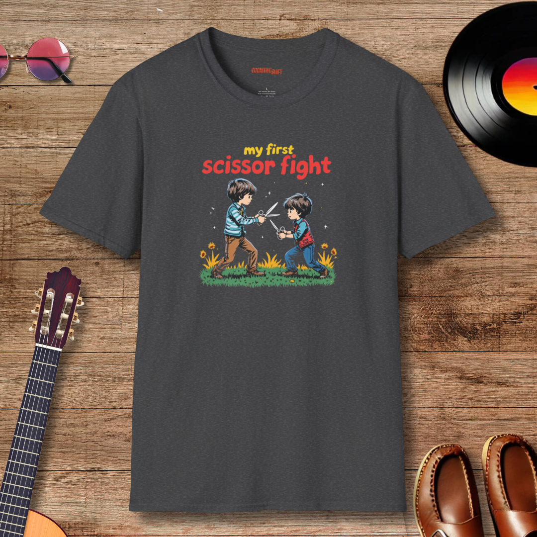 ✂️ "My First Scissor Fight" Retro T-Shirt